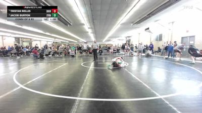 130 lbs Consi Of 8 #2 - Tristan Bellis, Shortsville vs Jacob Burton, Syracuse