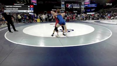 150 lbs Quarters - Dmytro Chubenko, OH vs Colton Weiler, WI