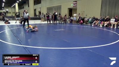 48 lbs Placement (4 Team) - Laurel Arnott, TN AAU- Havok vs Brooklyn McLeod, Ain`t My First Rodeo