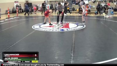 70 lbs Semifinal - Liam Hamacher, MN Elite vs Jacob Graber, Summit Wrestling Academy