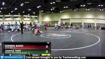 113 lbs Champ Round 1 (16 Team) - Dominic Bates, S.E.O. Red vs Chayce Yant, Indiana Smackdown Black