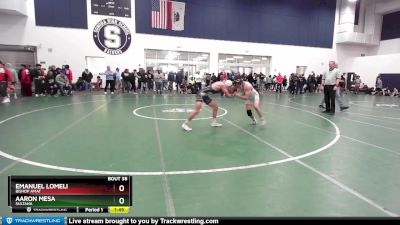 120 lbs Champ. Round 1 - Emanuel Lomeli, Bishop Amat vs Aaron Mesa, Sultana