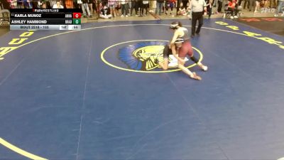 105 lbs Champ. Round 3 - Karla Munoz, Unattached vs Ashley Hammond, Unattached