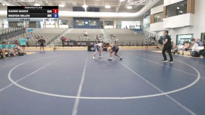 138 lbs Xavier Mance, Georgia vs Weston Millen, Michigan Red