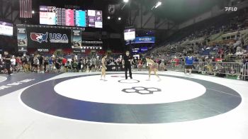 100 lbs Champ. Rd Of 32 - Riley Karwowski, PA vs Cosette C. Torres, AZ