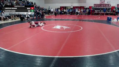121 lbs Cons. Round 3 - Carter Barz, Sauk Rapids-Rice vs Lincoln Rudek, Maple Grove