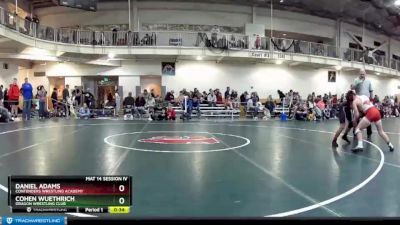 136 lbs Quarterfinal - Daniel Adams, Contenders Wrestling Academy vs Cohen Wuethrich, Dragon Wrestling Club