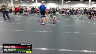 68 lbs Placement (4 Team) - Connor Clark, Mayfield Mat Academy vs Nick Maliarakis, Armory Athletics