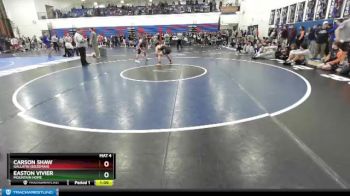 152 lbs Cons. Round 3 - Carson Shaw, Gallatin (Bozeman) vs Easton Vivier, Mountain Home