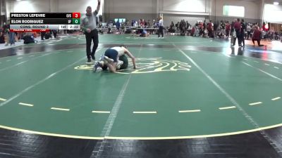 133 lbs Cons. Round 3 - Elon Rodriguez, UW Parkside vs Preston LeFevre, Grand Valley State
