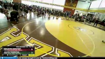 96 lbs Round 3 - Austin Thornton, Moapa Valley Wrestling Club vs Benjamin Bierstedt, Team Vegas Jr Mustangs Wrestli