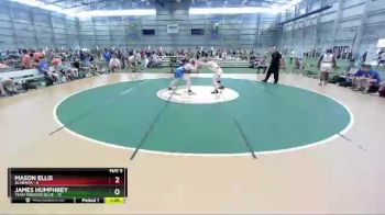 220 lbs 2nd Wrestleback (8 Team) - Mason Ellis, Alabama vs James Humphrey, Team Missouri Blue