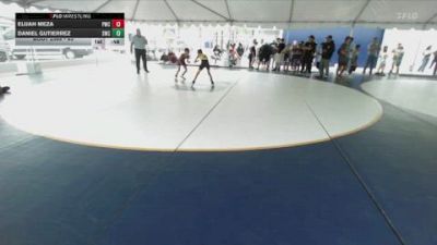 63 lbs Quarterfinal - Elijah Meza, Pounders Wrestling Club vs Daniel Gutierrez, Sting Wrestling Club
