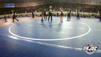 90 lbs Quarterfinal - Anastyn Ketchum, Mustang Bronco Wrestling Club vs Heavyn Woods, F-5 Grappling