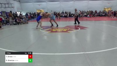 177 lbs Final - Trent Gross, Hagerstown vs Drake Brenize, Newburg