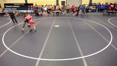 126 lbs Champ. Round 1 - Riddick Variano, IL vs Michael Dyett, IA