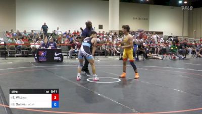 55 kg Cons Semi - Ezekiel Witt, Bison Wrestling Club vs Billy Sullivan, Army (WCAP)