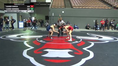 108 lbs Consolation - Xavier Garcia, Clovis West vs Caden Herrera, Bakersfield