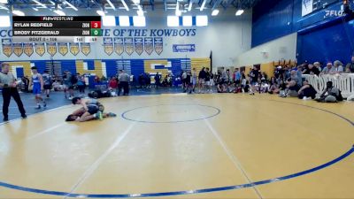 106 lbs Cons. Round 4 - Brody Fitzgerald, Central Florida Wrestling vs Rylan Redfield, Land O Lakes