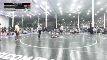 134 lbs Quarterfinal - Nicodemo Cirillo, GT Shutt Nation - HSC vs Cole Clifford, Revival White - HSC