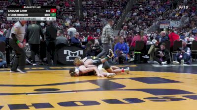 139 lbs Semifinal - Camden Baum, Bishop McDevitt vs Chase Boozer, Muncy