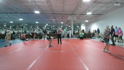 84 lbs Round 1 (3 Team) - Owen Morgan, Team Barracuda vs Garrett Hudick, Steller Trained Fett