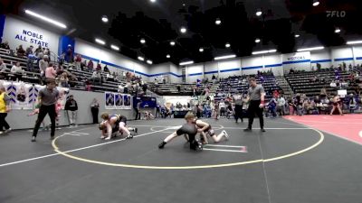 75 lbs Consi Of 4 - Everett Bolay, Perry Wrestling Academy vs Brooks VanDeven, Mustang Bronco Wrestling Club