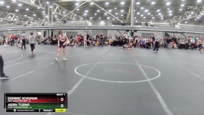 84 lbs Round 1 (4 Team) - Dominic Schuman, Mat Assassins Red vs Aiden Tusing, Team Germantown