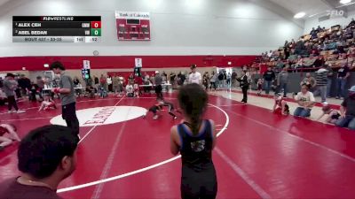 33-35 lbs Round 1 - Alex Ceh, Greeley Metro WC vs Abel Bedan, Valley Wrestling