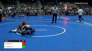 88 lbs Quarterfinal - Aaron Stewart, Toss Em Up vs Logan Hargrove, Catoosa