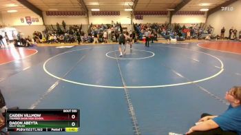 157A 1st Place Match - Caiden Villmow, Thunder Basin High School vs Dagon Abeyta, Kelly Walsh