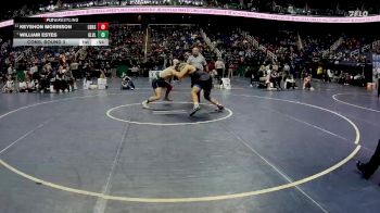 4A 215 lbs Cons. Round 3 - William Estes, Green Level vs Keyshon Morrison, Lake Norman High School