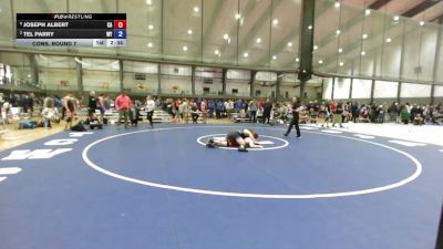 Junior Boys FS - 144 lbs Cons. Round 7 - Joseph Albert, CA vs Tel Parry, WY