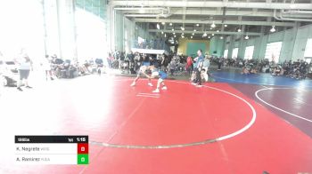 126 lbs Semifinal - Kobe Negrete, Wright Wr Ac vs Alexander Ramirez, Yucaipa Thunder WC