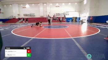 100 lbs Final - Reid Lovins, Deer Creek Wrestling Club vs Leah Wynn, El Reno Wrestling Club