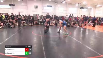 160 lbs Round 5 - Levi Collins, Death Squad Green vs Aiden Boyles, Front Royal Wrestling Club