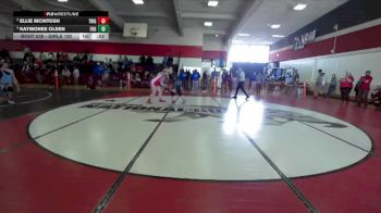 Girls 192 lbs Cons. Semi - Kaymonee Olsen, Foothill Girls vs Ellie McIntosh, Trinity Girls