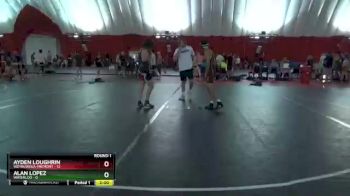 120 lbs Round 1 (4 Team) - Alan Lopez, Waterloo vs Ayden Loughrin, Weyauwega-Fremont