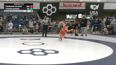 67 lbs Cons. Quarters - Tucker Jackson, Contenders Wrestling Academy vs Emmanuel Salazar, Grindhouse Wrestling