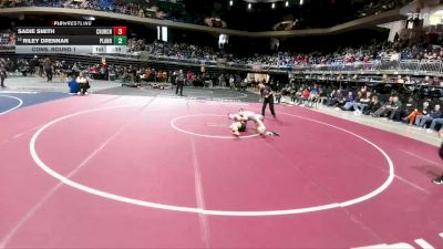 6A 120 lbs Cons. Round 1 - Riley Drennan, Plano vs Sadie Smith, San Antonio Churchill