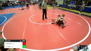 66 lbs Round Of 16 - Carson DeLong, R.A.W. vs Brantley O'Dell, Barnsdall Youth Wrestling