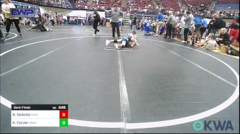 58 lbs Semifinal - Breckin DeAnda, Husky Wrestling Club vs Kamdyn Carver, D3 Wrestling Cluib