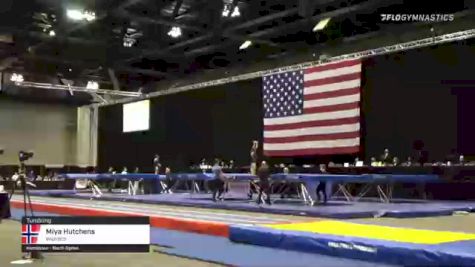 Miya Hutchens - Tumbling, Wasatch - 2021 USA Gymnastics Championships