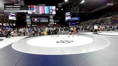 113 lbs Cons. Quarters - Bradley Bauman, OH vs Greysen Packer, ID