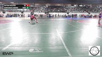 128 lbs Consi Of 32 #1 - Payton Holsted, Yukon vs Quintarius Coburn, Ponca City Wrestling