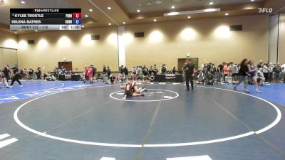 115 lbs Cons. Round 4 - Kylee Trostle, Pennsylvania vs Selena Batres, Connecticut