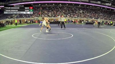 D2-150 lbs Cons. Semi - Tyler Densmore, Charlotte HS vs Gavin Drenten, Zeeland East HS