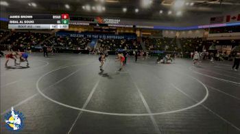 144 lbs Cons. Round 3 - James Brown, DeKalb vs Ribal Al Souki, Iowa City, Liberty