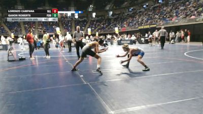 125 lbs Consy 3 - Lorenzo Campana, Valley vs Ganon Roberts, Penncrest