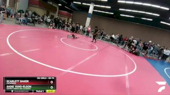 69-72 lbs Round 3 - Sadie Yang-Elson, Summit Wrestling Academy vs Scarlett Baker, California